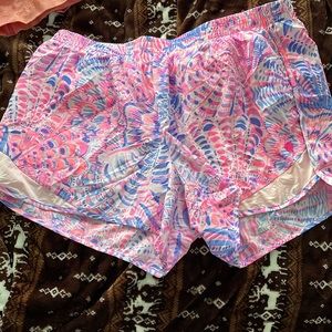 Lilly Pulitzer ocean trail shorts raz berry sea you soon